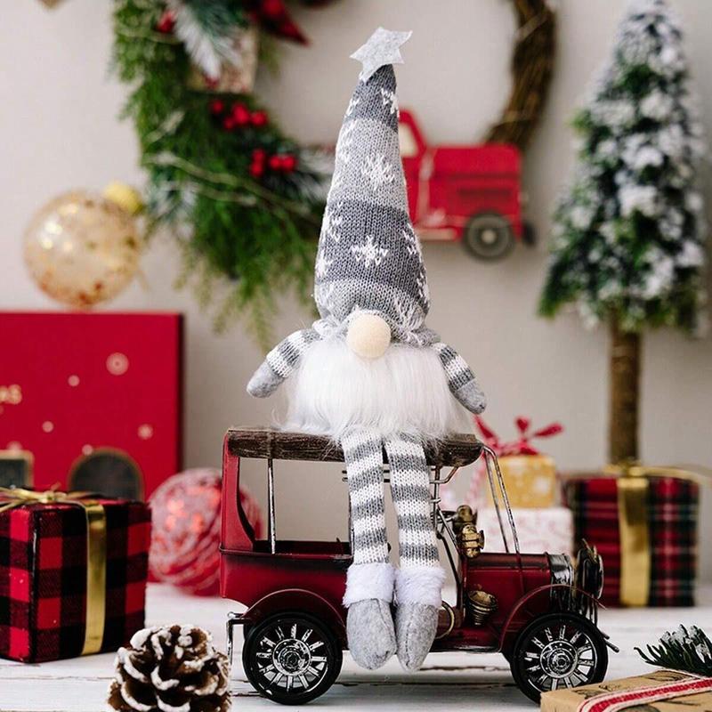 Christmas Cute Elf Design Hanging Light, 1 Count 3 Counts Creative Long-legged Doll Hanging Decor Ornaments , Home Wall Decor Supplies for Living Room Bedroom, Elf on The Shelf Great for Holiday Decoration Fireplace Window Decoration