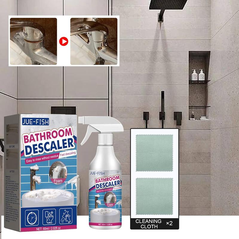 Stubborn Stains Cleaner, Multipurpose Bathroom Foam Cleaner, Bathroom Descaler Cleaner, Descaler To Tile Faucet Remover