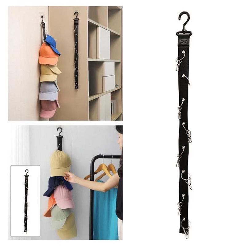 Hat Storage Hook, Hat Hanger, Wall Mounted Hat Organizer, Multifunctional Hat Storage Rack for Home Bedroom