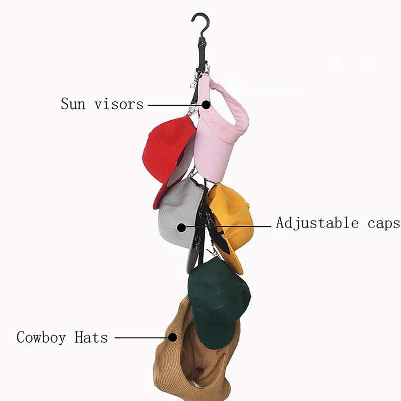 Hat Storage Hook, Hat Hanger, Wall Mounted Hat Organizer, Multifunctional Hat Storage Rack for Home Bedroom