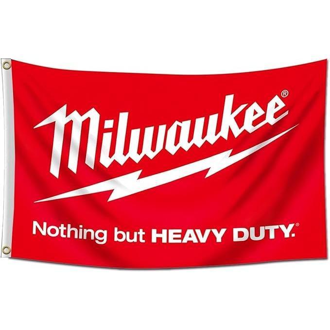 Milwaukee Flag Nothing But Heavy Duty Banner 3X5 Feet for College Dorm,Room Man Cave Garage Flag 3.5ft Indoor and Outdoor Decoration, One Sided-E50