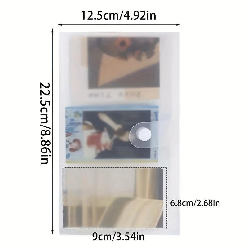 Photo Storage Pocket Album, 1 Count Insert Card Album, Plastic Photo Storage Container for Home, Gift for Mom