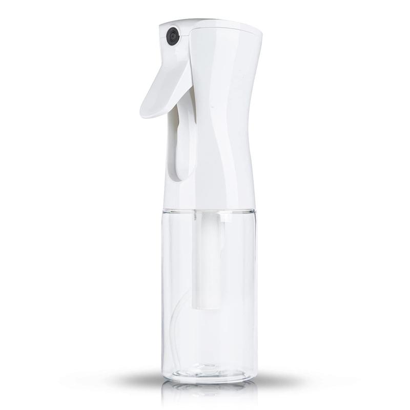 Continuous Spray Bottle with UltraFine Mist -Versatile Water Sprayer forHair, Home Cleaning, Salons, Plants,Aromatherapy, and More - Hair SprayBottle (Clear -7.040z 200ml)-B11