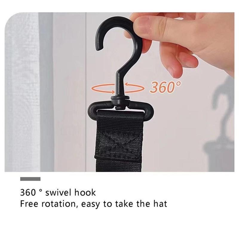 Hat Storage Hook, Hat Hanger, Wall Mounted Hat Organizer, Multifunctional Hat Storage Rack for Home Bedroom