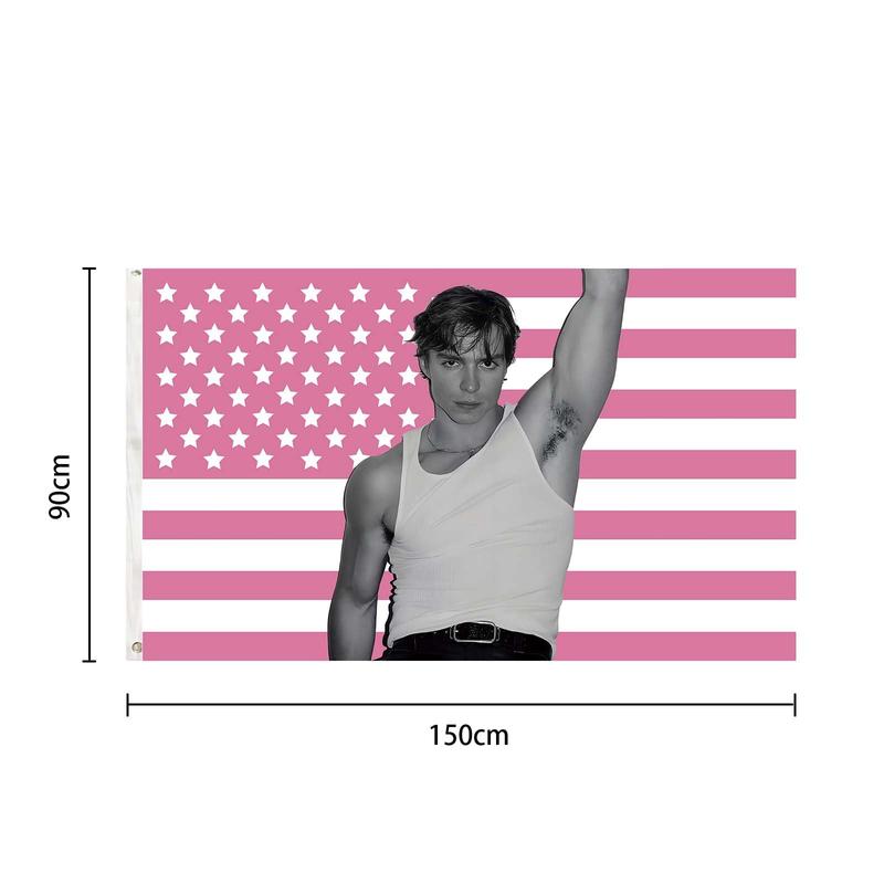 Nicholas. Chavez Flag Funny Nicholas Alexander Pink Flag for Dorm Outdoor Parties Gift Funny Flag Decorations Banners Ornaments