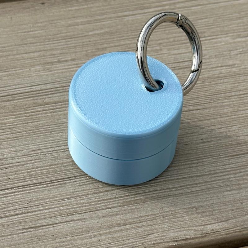 Airtag Travel Ring Box | Keychain Ring Box | Travel Jewelry Holder | Travel Pill Box