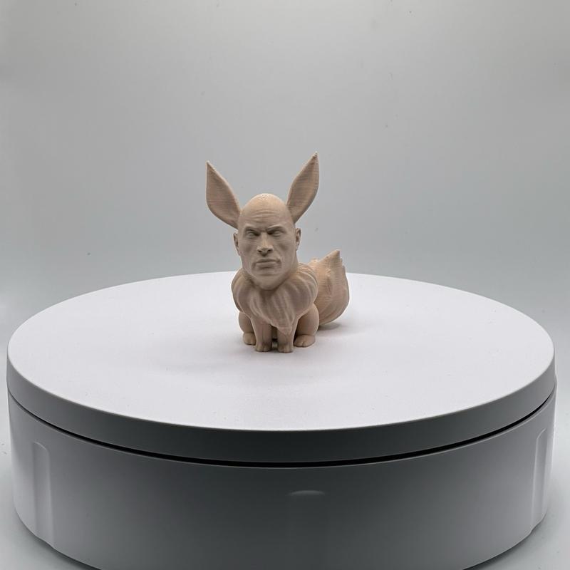 Eevee Rock 3D Printed