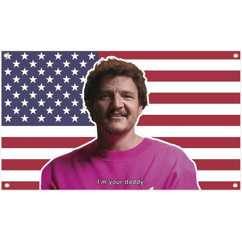 Pedro Pascal America Flag 3X5Ft Flag