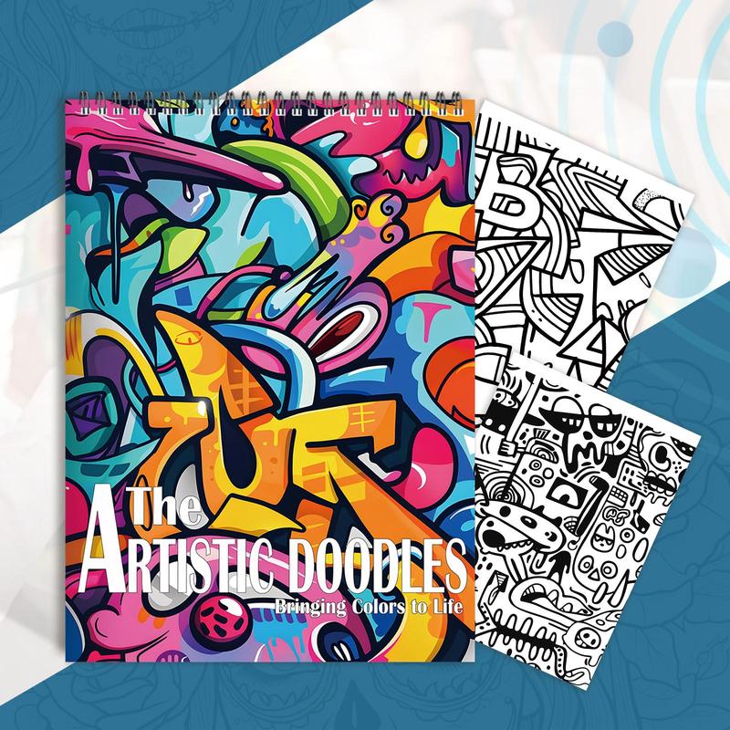 Graffiti Pattern Thickening Painting, Graffiti Painting for Stress Relief & Relaxation, Perfect Gift for Men and Women