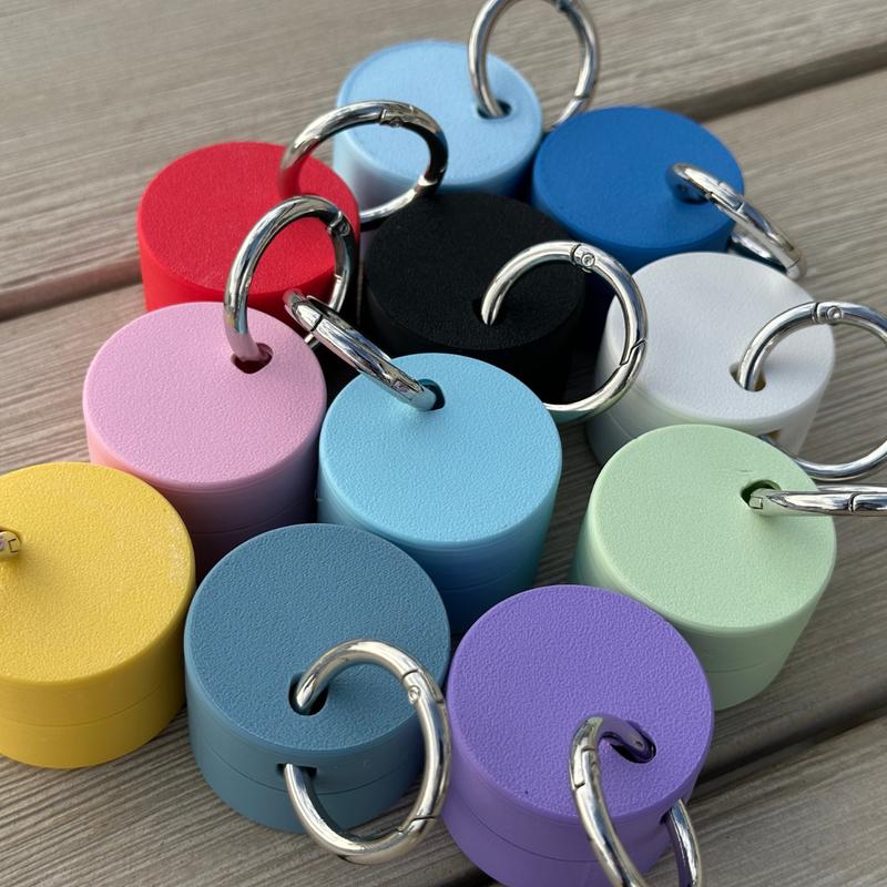 Airtag Travel Ring Box | Keychain Ring Box | Travel Jewelry Holder | Travel Pill Box