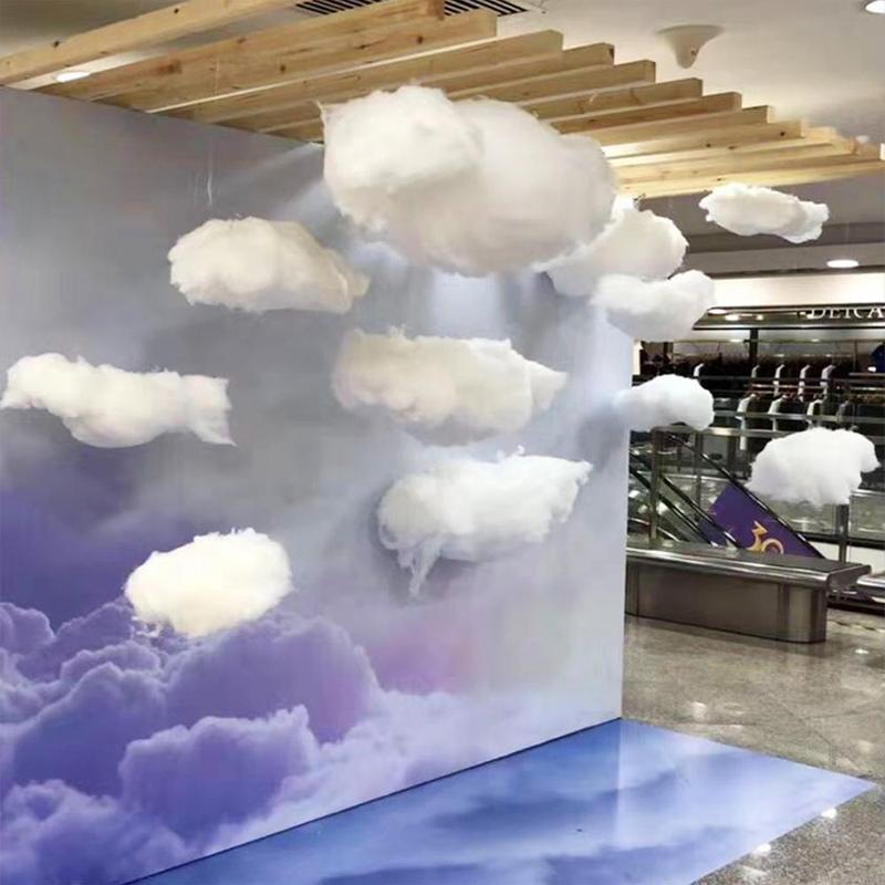 Cloud Shaped Hanging Decor, 3pcs set Hangable Sweet Furniture Creative Bedroom Shop Window Decoration, Home Office Room Decoration Ornaments Supplies