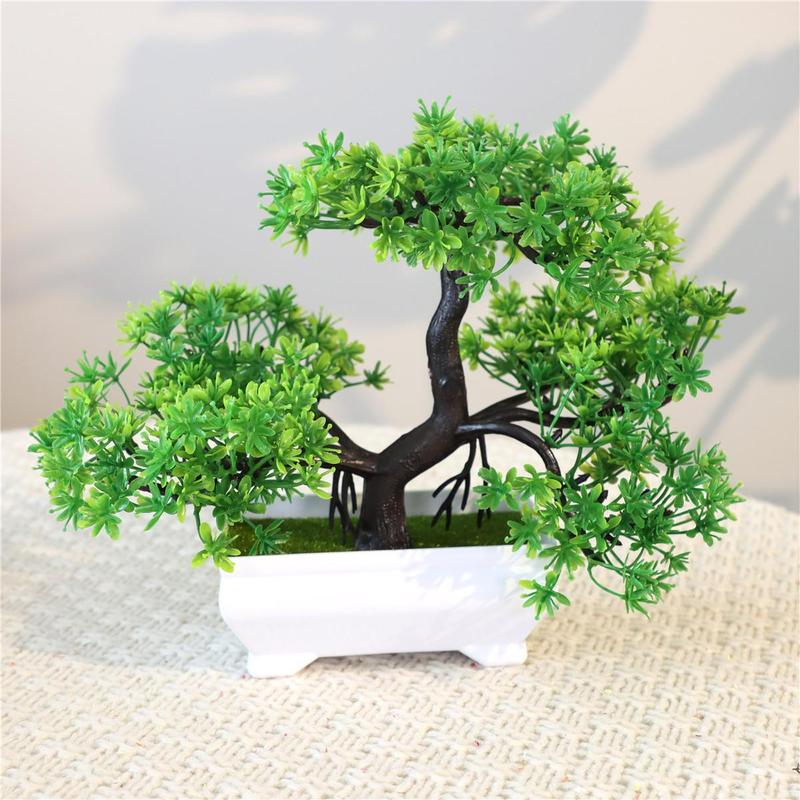 Artificial Plants Bonsai With Pot, Small Tree Simulation Pot Plants, Table Potted Ornaments For Home Decoration