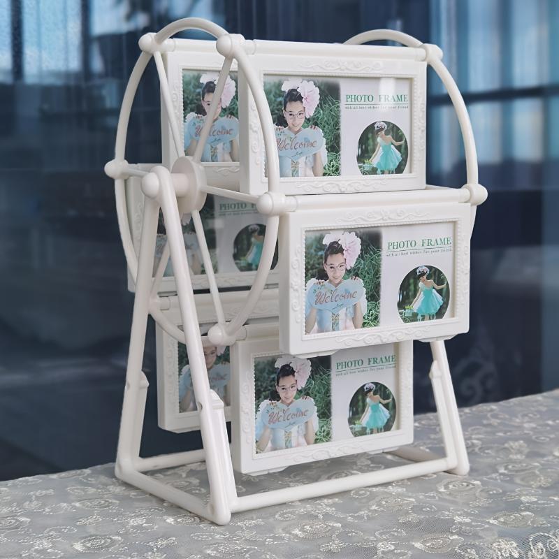 Vintage Ferris Wheel Rotating Photo Frame - 4