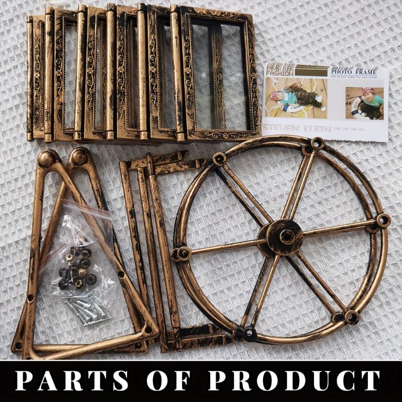 Vintage Ferris Wheel Rotating Photo Frame - 4