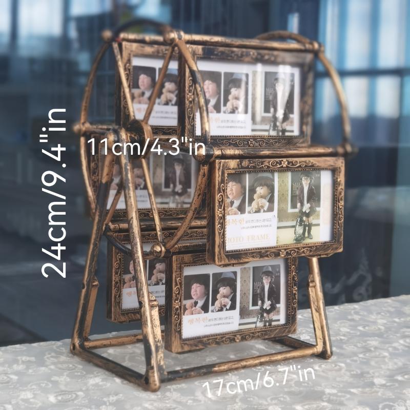 Vintage Ferris Wheel Rotating Photo Frame - 4