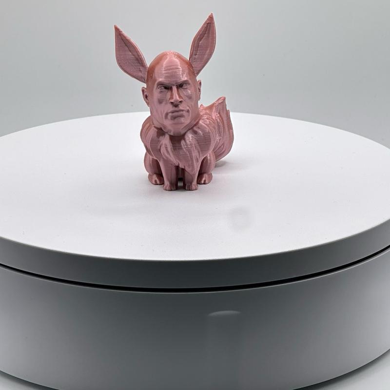 Eevee Rock 3D Printed