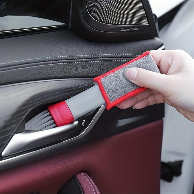 Car Air Vent Cleaning Brush, Double Head Car Air Vent Cleaning Brush, Auto Detailing Cleaner, Multifunctional Car Interior Cleaning Brush