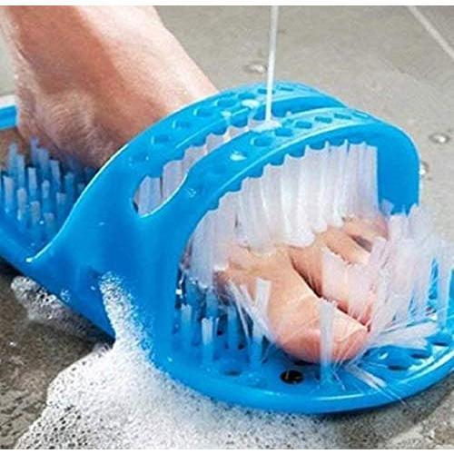 Simple Feet Cleaner, Magic Foot Scrubber,Exfoliating Easy Feet Cleaning Brush,Feet Washer Foot Shower Spa Massager Slippers for Unisex Adults