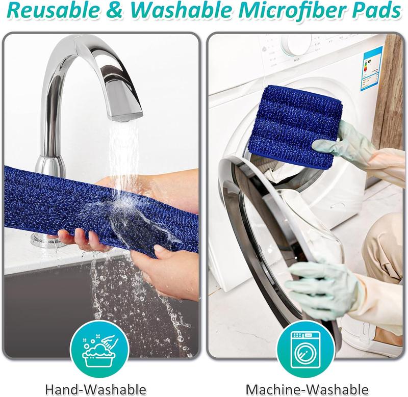 Spray Mops for Floor Cleaning,  Microfiber  Floor Mop Spray Mop with 3 Reusable Washable Mop Pads Fit for Swiffer Powermop Dry Dust Wet Mop for Hardwood Laminate  Ceramic Vinyl Tile