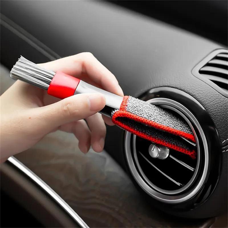 Car Air Vent Cleaning Brush, Double Head Car Air Vent Cleaning Brush, Auto Detailing Cleaner, Multifunctional Car Interior Cleaning Brush