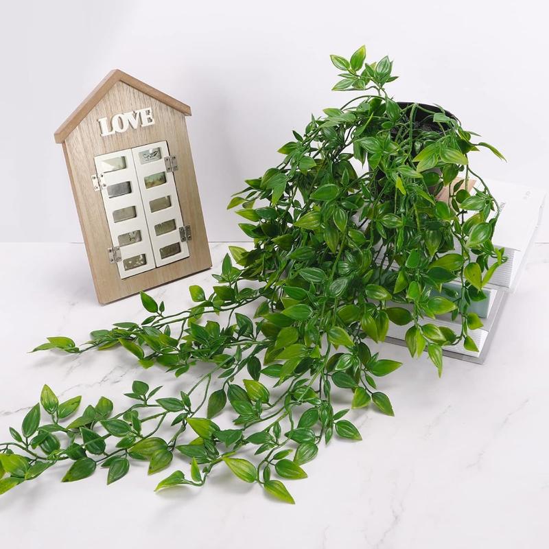 artifxial Fake Hanging Plants, Artificial Small Potted Plants for Indoor Outdoor Aesthetic Office Living Room Shelf Decor (1 Pack)