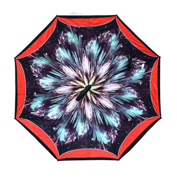 Umbrella - Galaxy Flower Double Layer Inverted