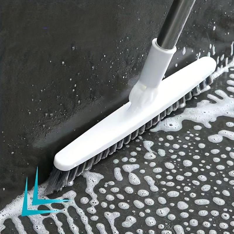 Long Handle Bathroom Floor Scrubbing Brush, Rotating Tile Scrub Brush, Stiff Bristle Floor Cleaning Brush, Bathroom Scrubber, Summer Cleaning Gadgets