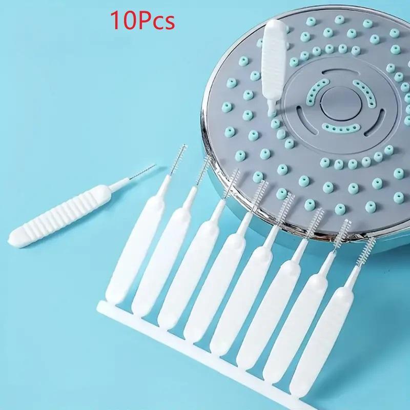 10pcs set Shower Nozzle Cleaning Brush, Multifunctional Shower Head Crevice Cleaning Brush, Bathroom Cleaning Accessories