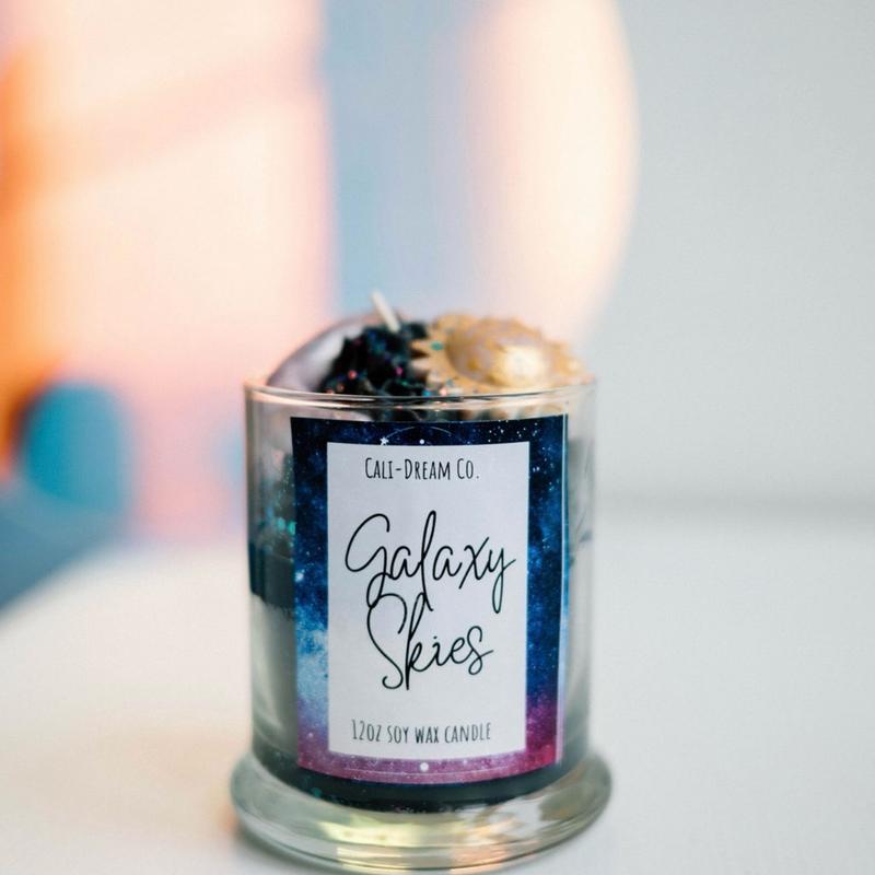 Galaxy Skies Whipped Candle