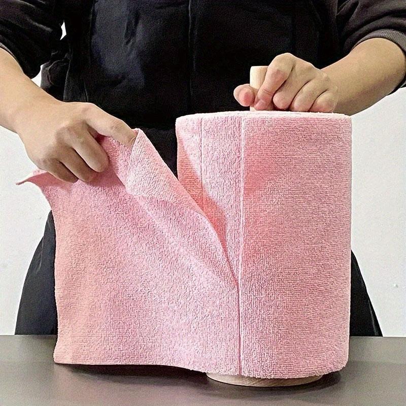 Reusable Cleaning Cloth, 20pcs roll Kitchen Cloth, Microfiber Towel Roll, Dish Cloth, Kitchen Roll, Cleaning Products, Cleaning Tools