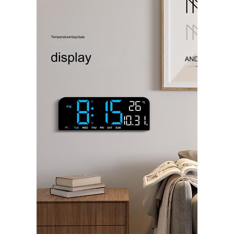 LED Digital Wall Clock Decorative, 10