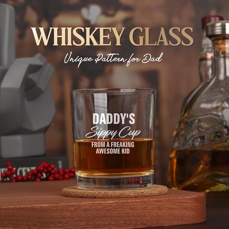 Fathers Day Dad Gifts, Gifts for Dad on Fathers Day from , Fathers Day Christmas Birthday Gifts for Him Men Husband, Dad Gifts for Fathers Day from, Daddys Sippy Cup Whiskey Glass