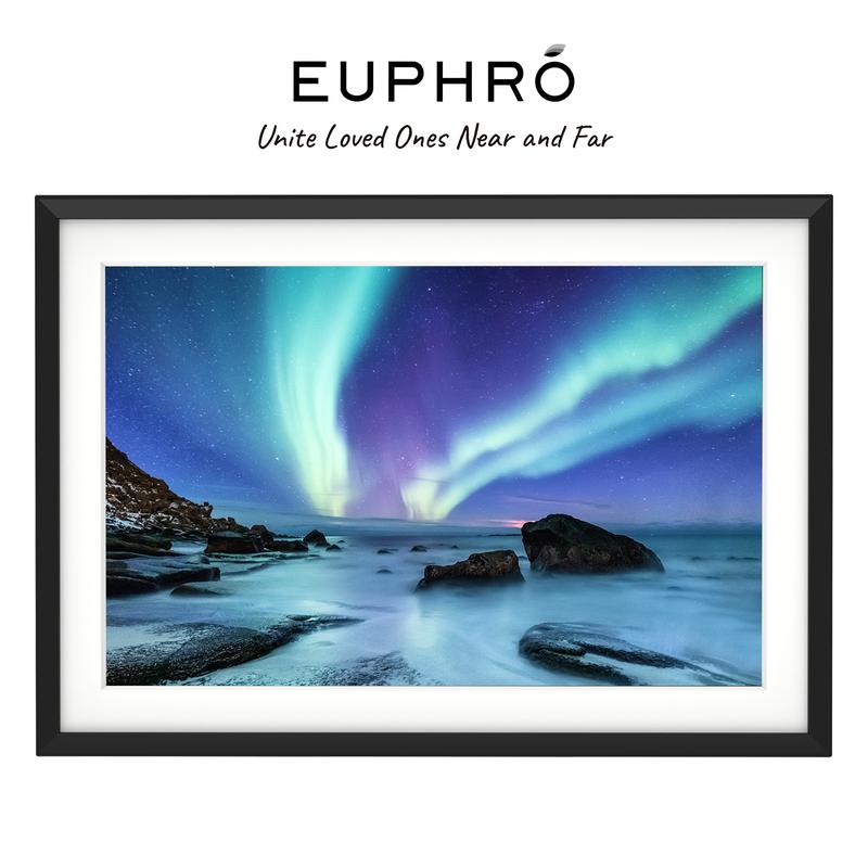 Euphro Digital Photo Frame with 10.1 Inch Touchscreen, WiFi Electronic Picture Frame, Perfect for Family & Friends, New Ideas for Home Decor, Thanksgiving Gift, Christmas Gift