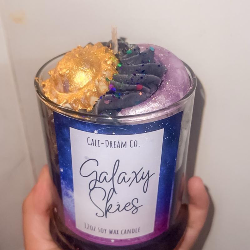 Galaxy Skies Whipped Candle