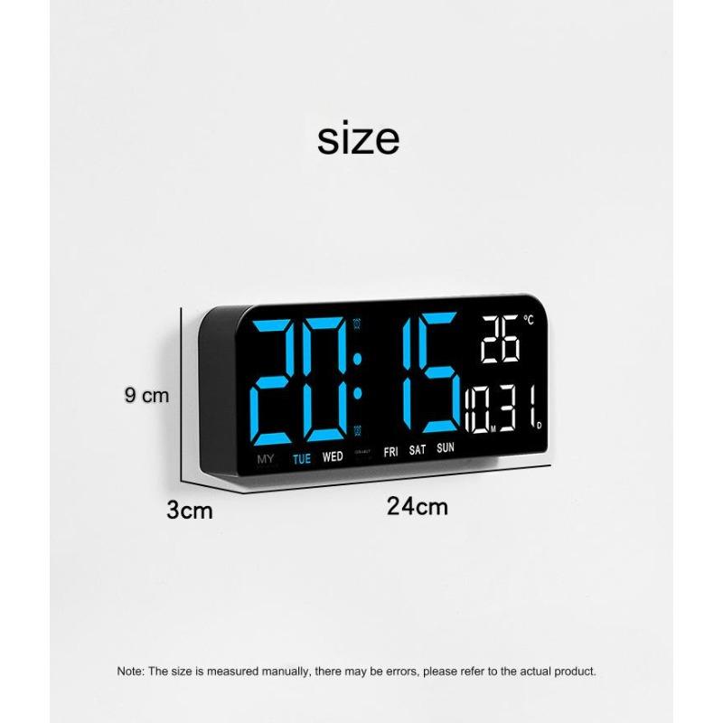 LED Digital Wall Clock Decorative, 10