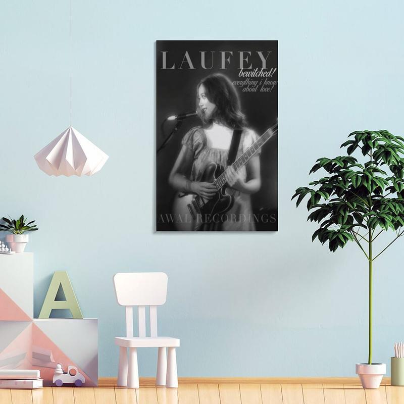 Laufey Poster Music Vintage Live Canvas Art Poster And Wall Art Hanging for Modern Home Hallway Poster