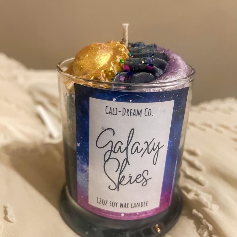 Galaxy Skies Whipped Candle