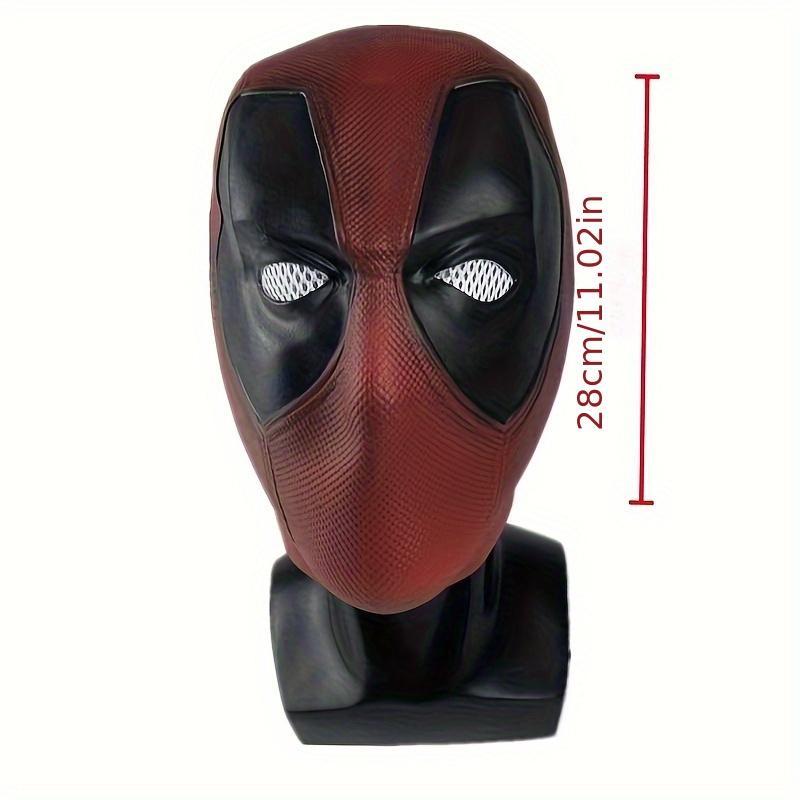 (Free Shipping)  Latex Deadpool Headgear Mask - Realistic Design, Comfortable Wear, Perfect for Halloween, Christmas, Cosplay, Dress-up, and Party Events - High-Quality, Durable, and Easy to Clean