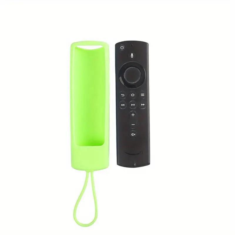 Silicone Remote Control Cover, Washable Remote Control Protector with Anti-lost Lanyard, Replacement Remote Control Case For Fire TV Stick