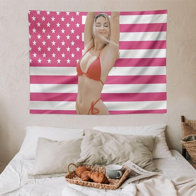 Madelyn American Stars Tapestry Star Cline Flag Tapestry Suitable for College Dormitory Bedroom Living Room Office Party Decoration Gift30 x40 Style