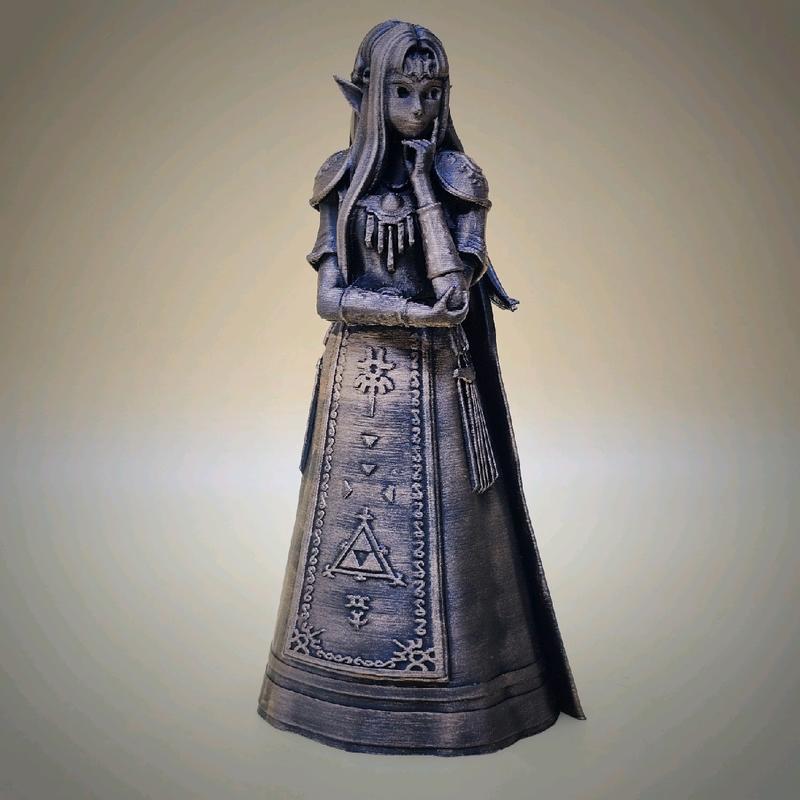 Princess Zelda 3d Printed Statue Figurine