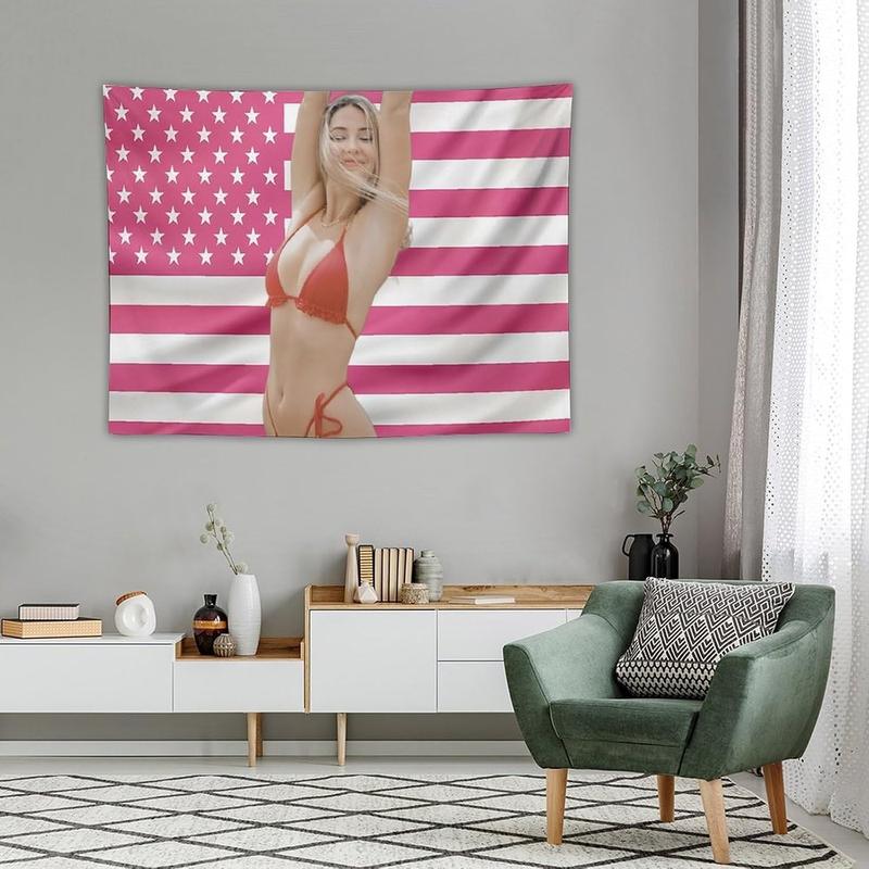 Madelyn American Stars Tapestry Star Cline Flag Tapestry Suitable for College Dormitory Bedroom Living Room Office Party Decoration Gift30 x40 Style