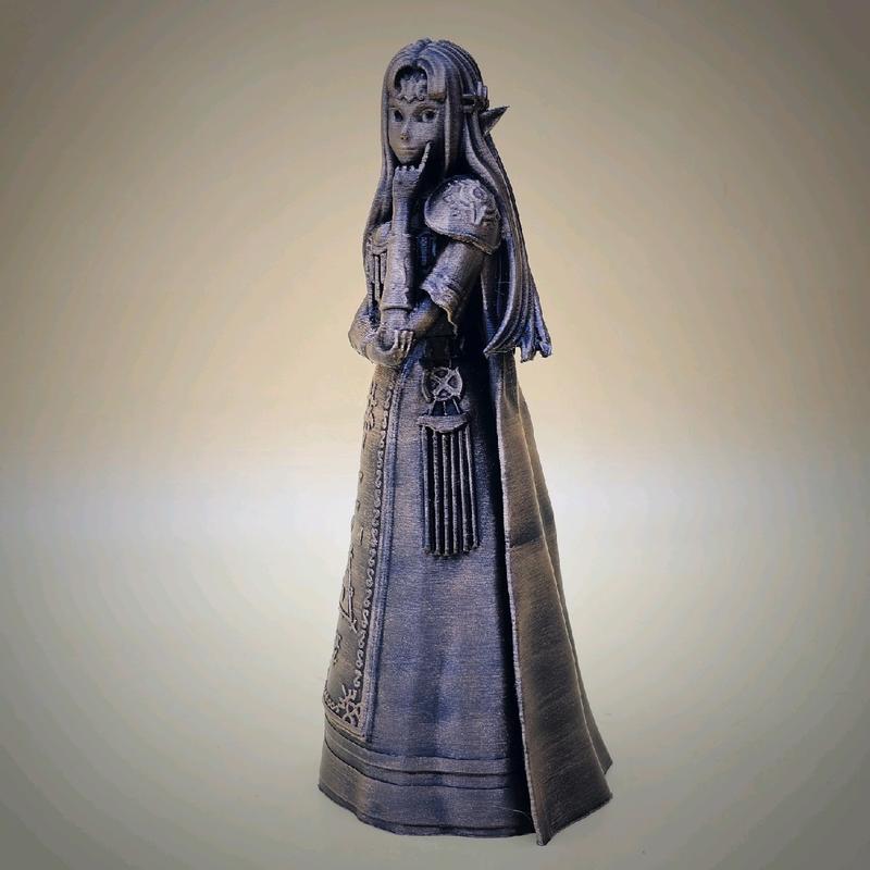 Princess Zelda 3d Printed Statue Figurine