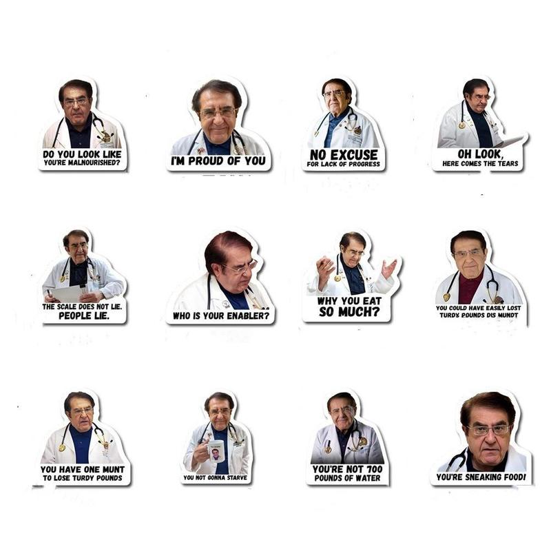 Doctor Themed Magnetic Fridge Decor, 12pcs set Funny Refrigerator Magnet, Decorative Magnet for Home Kitchen Office