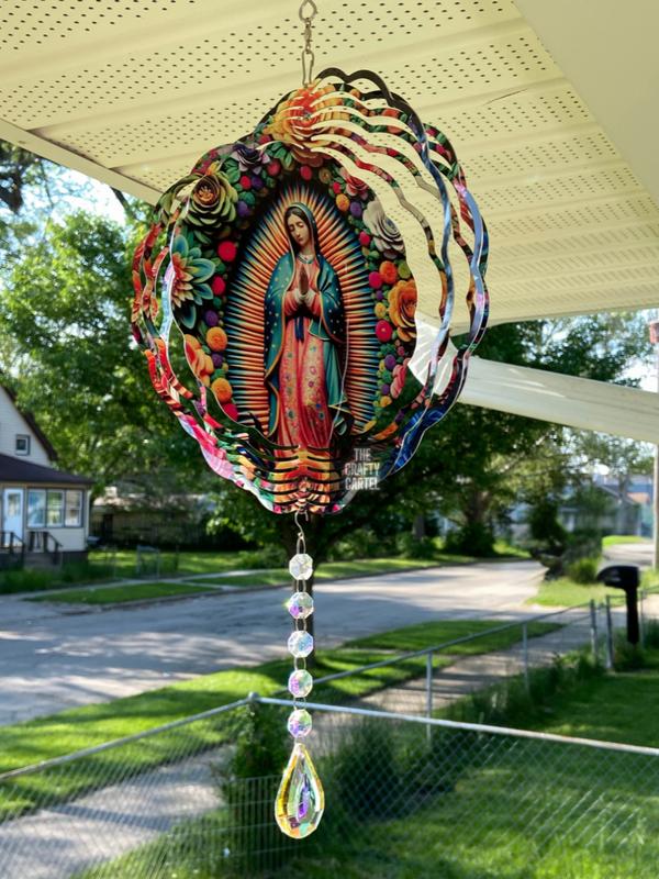 Virgencita de Guadalupe Virgen de Guadalupe Wind Spinner