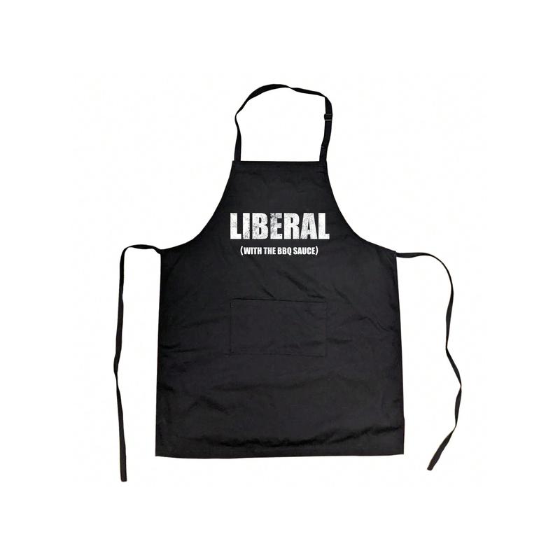 Crafted Living  Liberal With The BBQ Sauce Funny Political Joke Grilling Cookout Party Novelty Kitchen Accessories