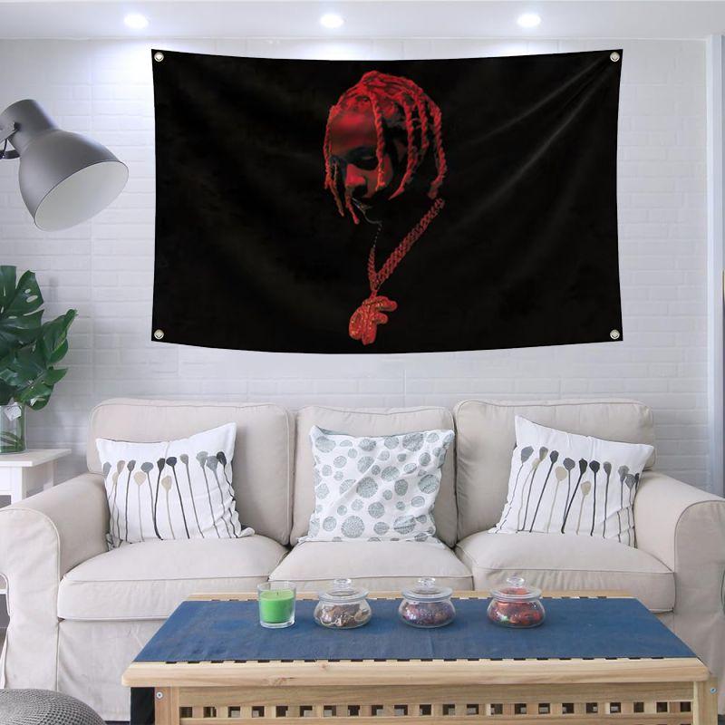 Lilik Durkfx 3x5Ft Flag Hip Hop Tapestry for Man Cave College Dorm Room Decor Outdoor Banner with 4 Brass Grommets