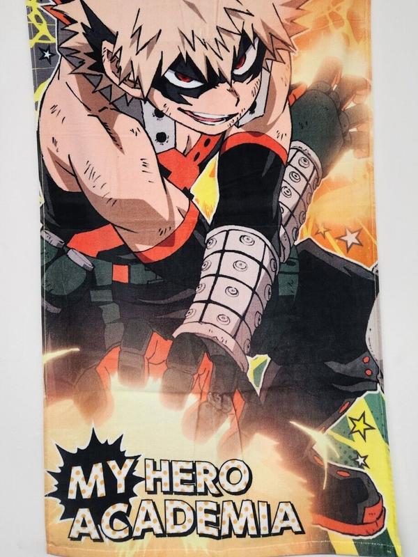 My hero Academia Katsuki Bakugo Anime Large Bath Beach Towel 47