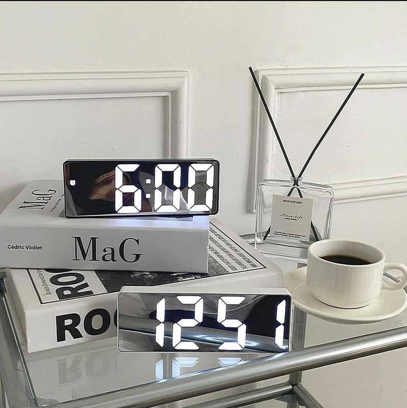 Led Electronic Alarm Clock without Battery