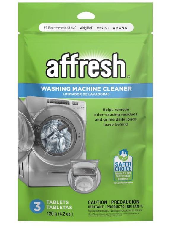 Washing Machine Cleaner, Cleans Front Load and Top Load Washers, Including HE, 3 Tablets